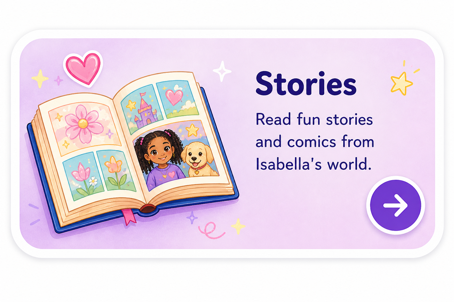 Stories feature card